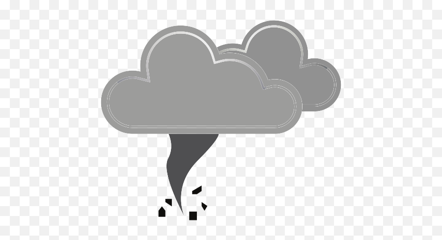 Tornado Cloud Weather Hurricane Free - Language Png,Tornado Icon
