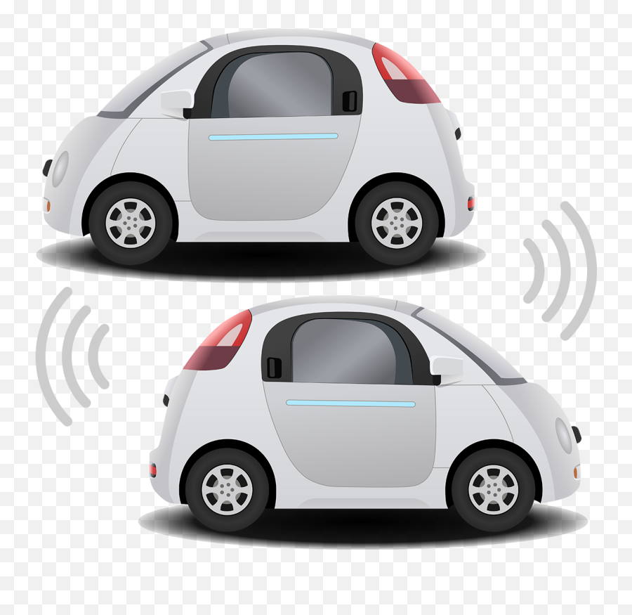 Motorcycle Clipart Car Wash - Self Driving Car With Transparent Background Png,Driverless Car Icon