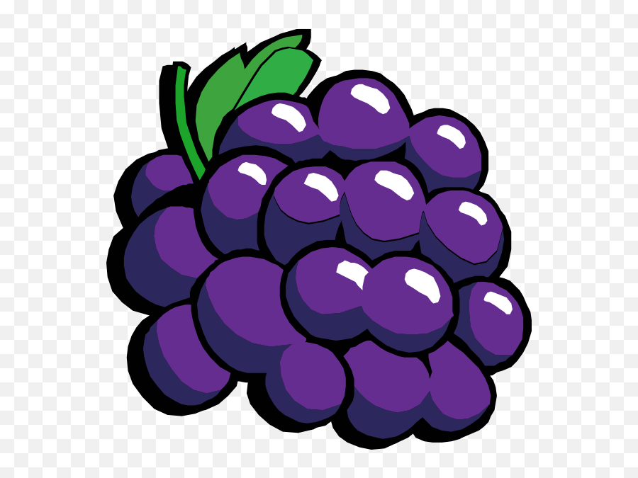 Clipart Lucu Png - Grapes Clip Art,Gambar Icon Lucu