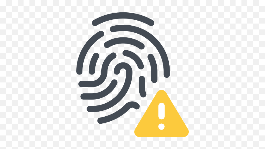 Fingerprint Error Icon U2013 Free Download Png And Vector - Icon,Finger Print Icon