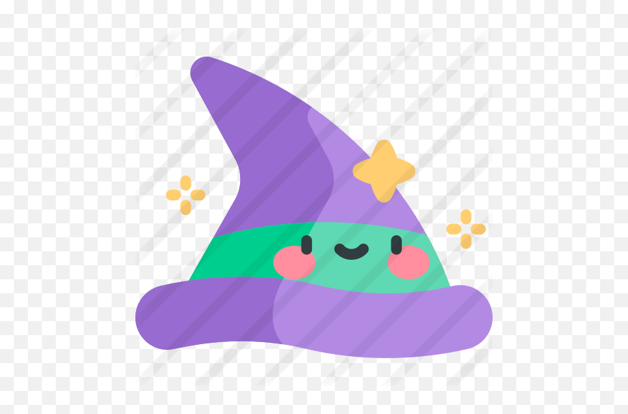 Witch Hat - Free Halloween Icons Cartoon Png,Witch Hat Transparent Background