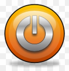 Shutdown Icon - Orange Gnomelookorg Vertical png