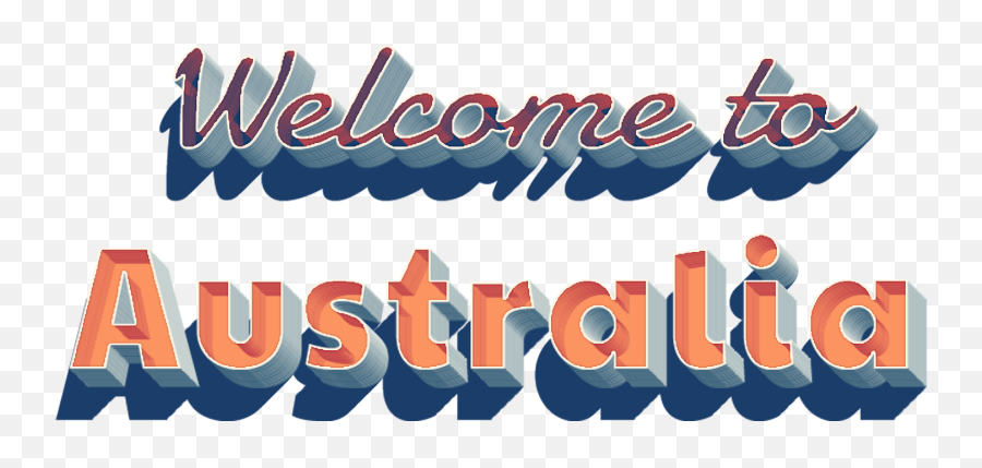 Download Hd Australia 3d Letter Png Name - Welcome To Canada Poster,Letter Png