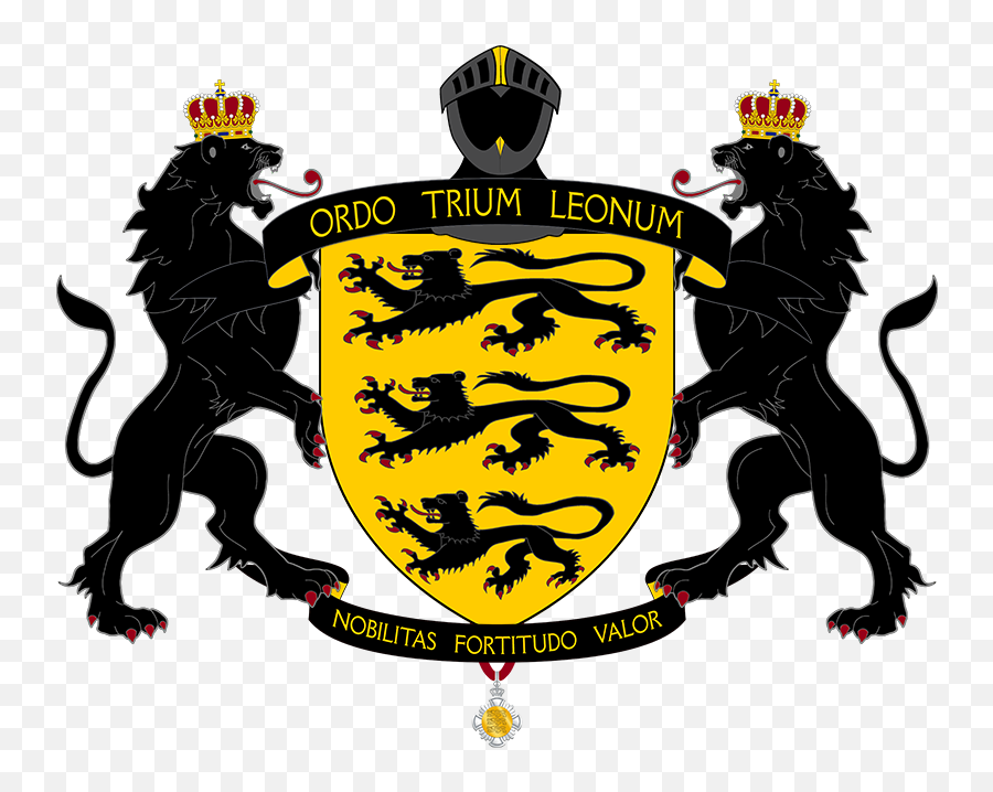 Lions Png - Coat Of Arms Of The Order Of The Three Lions Coat Of Arms Lion,Lions Png