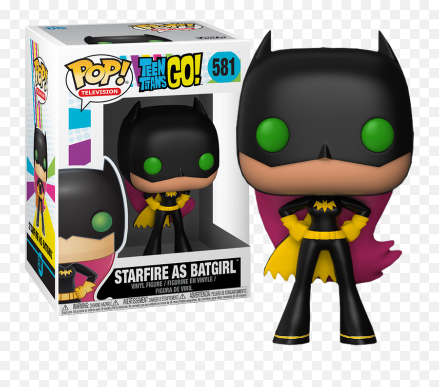 Teen Titans Go - Starfire As Batgirl Pop Vinyl Figure Png,Batgirl Png