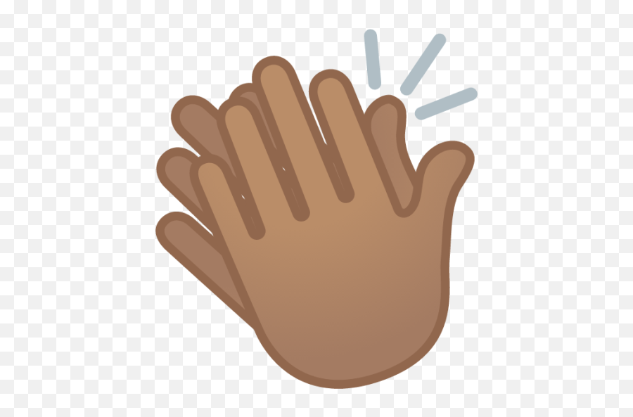 Medium Skin Emoji - Aplausos Emoji Png,Hand Clapping Icon