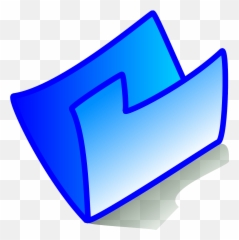 Empty Folder Blue Theme Sign Png Picpng - Mapper Png