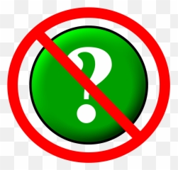 Circle - Questions Are Not Allowed png