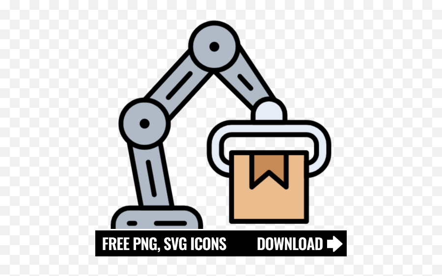 Free Robotic Arm Icon Symbol Png Svg Download - Pink Tiktok Logo,Arm Icon