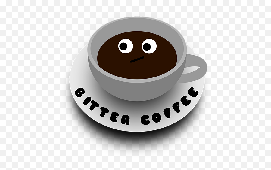 Bitter Coffee Funny Pun T - Shirt For Sale By Dogboo Saucer Png,Bitter Icon