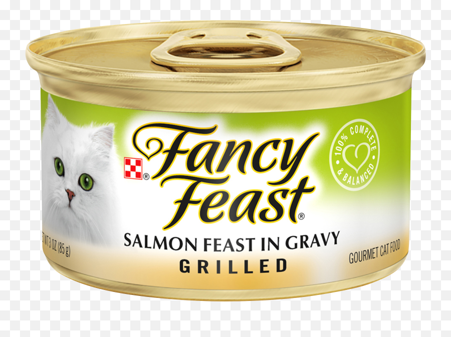 24 Pack Fancy Feast Grilled Gravy Wet Cat Food Salmon 3 Oz Cans - Fancy Feast Cat Food Salmon Png,Fancy Icon Pack