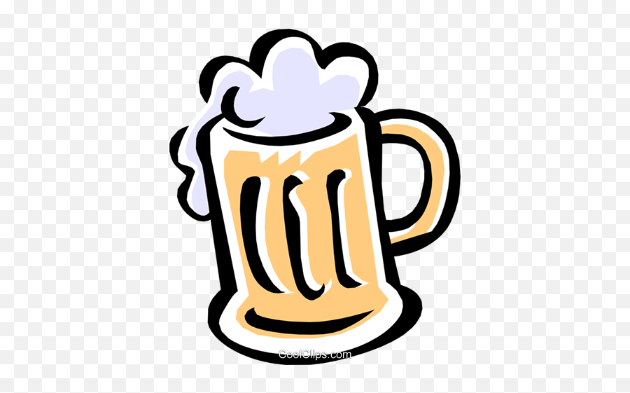 Mug Of Beer Royalty Free Vector Clip Art Illustration - Caneco De Chopp Desenho Png,Beer Clipart Png