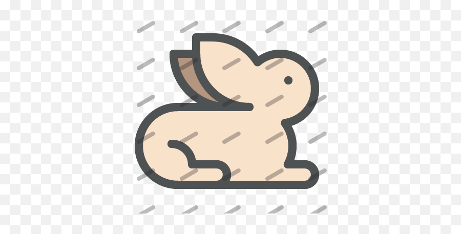 Rabbit Icon Iconbros - Happy Png,Rabbit Icon