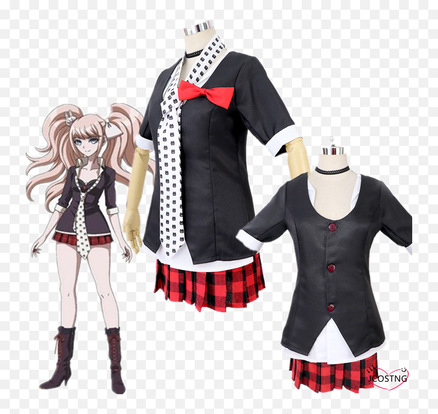 Hot Anime Danganronpa Cosplay Costume Women Girl Enoshima Png Junko Icon