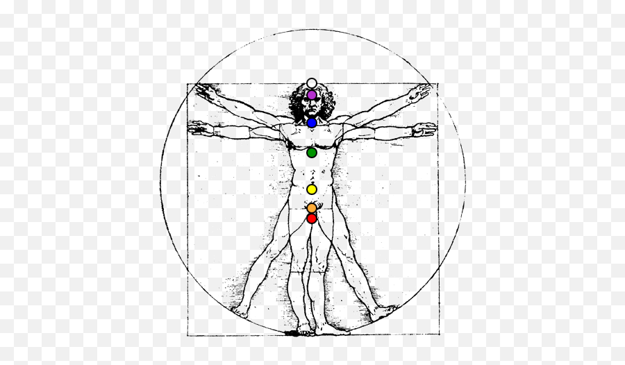 Physiological - Man With Arms Out Painting Png,Vitruvian Man Icon
