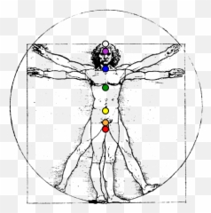 Physiological - Man With Arms Out Painting Png,Vitruvian Man Icon
