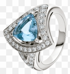 Divasu2019 Dream Ring - Bulgari Aquamarine Ring Png,Aquamarine Png