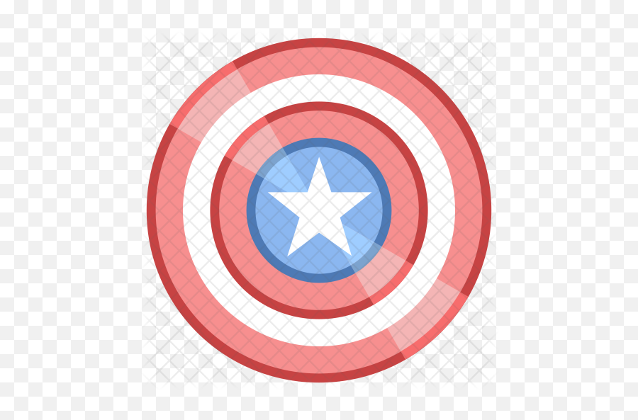 Captain America Icon - Captain America Shield Svg Png,Captain America Logo Png