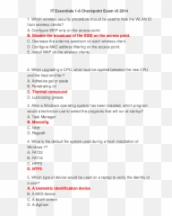 Doc It Essentials 1 - 6 Checkpoint Exam v Jairo Margarito png