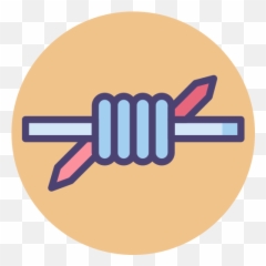 Barb Wire - Free Security Icons Circle Png,Barbwire Png
