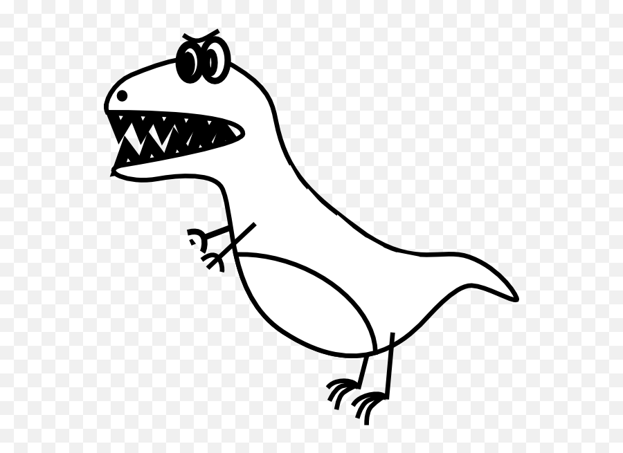 T - Rex Clip Art At Clkercom Vector Clip Art Online Easy T Rex Drawing Png,Tyrannosaurus Rex Png