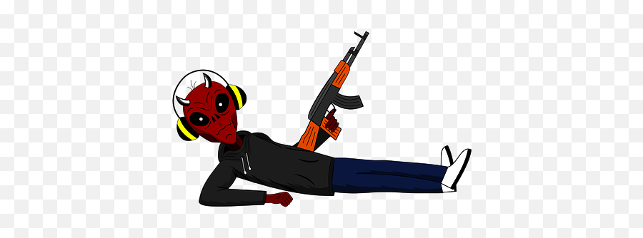 Free Ak47 Ak - Devil With Ak47 Png,Ak47 Logo