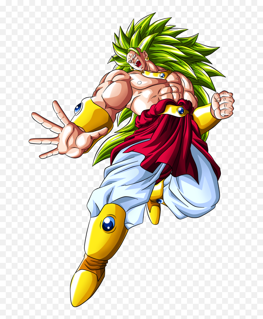 Vector Freeuse Library Broly Transparent Kakarot - Goku Broly Ssj 3 Png,Goku Transparent