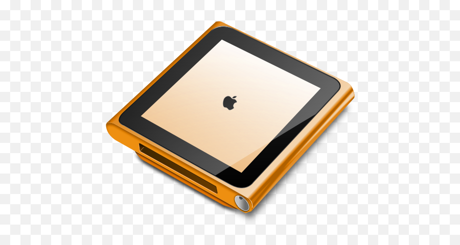 Ipod Nano Orange Icon Iconset Robsonbillponte - Ipod Nano Green Png,Ipod Png