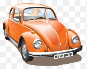 Car Vector Png Download - Old Volkswagen Beetle Png Full Volkswagen Bug Car Vector,Beetle Png
