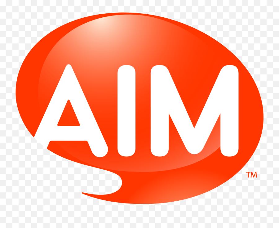 Aol Instant Messenger - Aim Logo Png,Running Man Logo