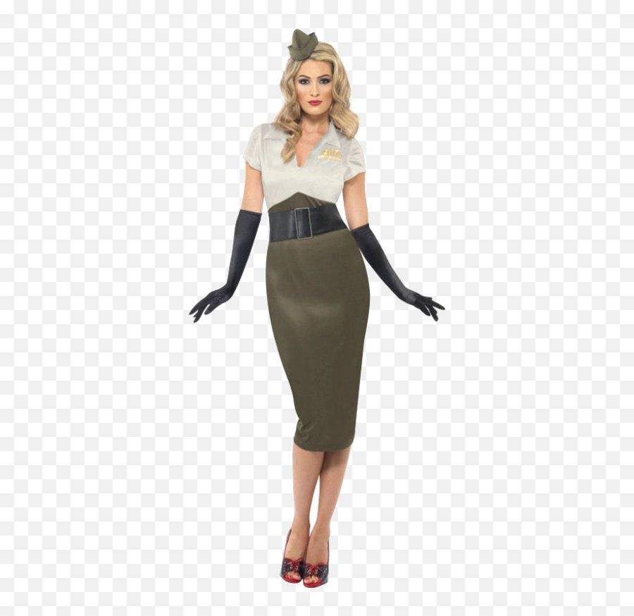 1940s Army Girl Costume Ladies Night T 1093386 - Png 1940s Fancy Dress Ideas,Ladies Night Png