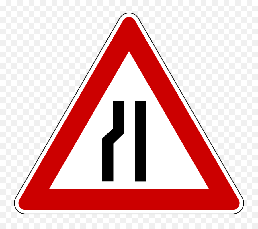 Zigzag Road Warning Sign Transparent Png - Stickpng Verkeersbord B3,Road Clipart Transparent