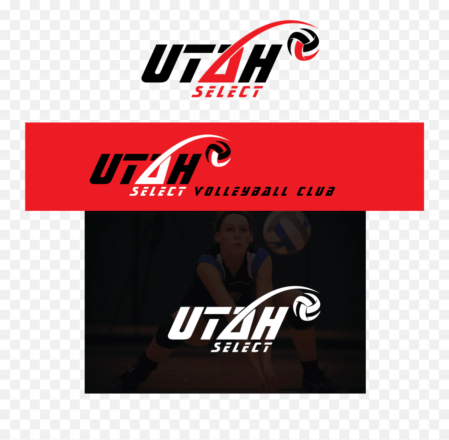 Logo Design Contests Artistic For Utah Select - Graphic Design Png,Volleyball Logo