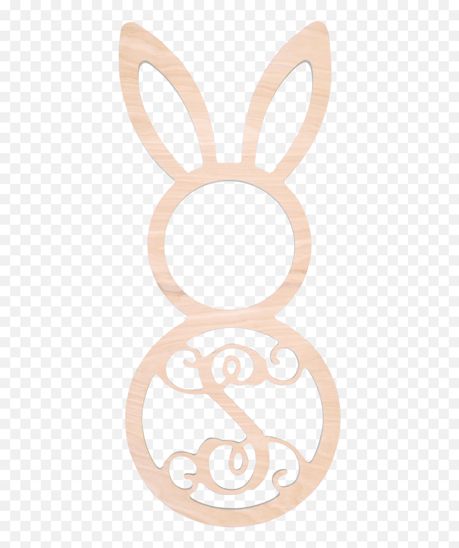 Single Initial Mdf Easter Bunny - Illustration Png,Easter Bunny Png