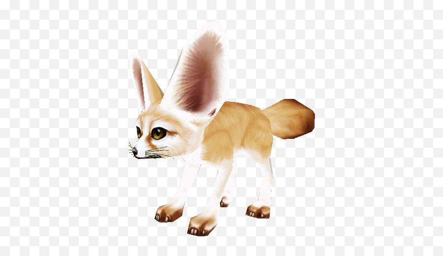 Pc Computer - Zoo Tycoon 2 Fennec Fox Adult The Models Squitten Png,Fennec Fox Png