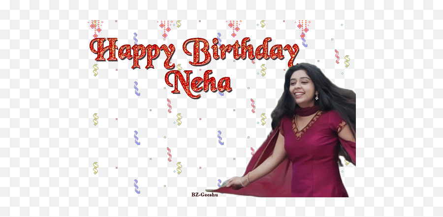 Happy Birthday Neha - Nivedita Chand Chupa Badal Mein Png,Happy Birthday Logos