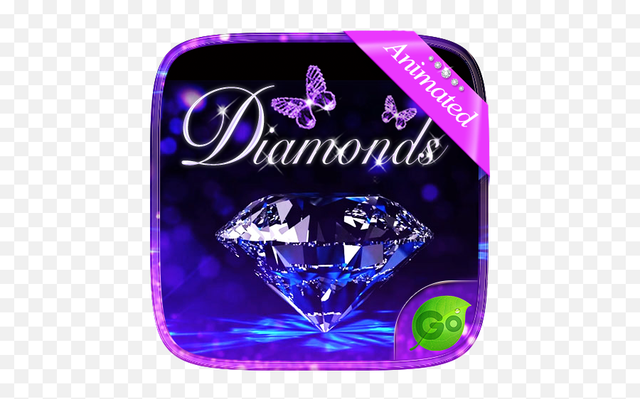 3d Diamonds Go Keyboard Animated Theme - App Su Google Play Box Png,Diamond Emoji Png