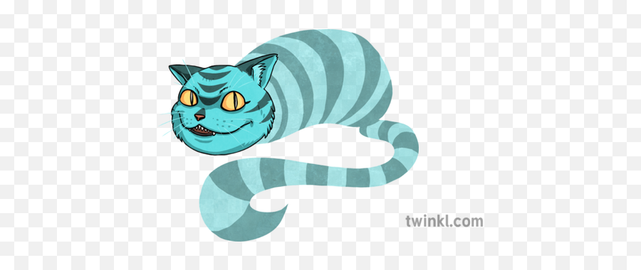 Cheshire Cat Illustration - Cartoon Png,Cheshire Cat Png