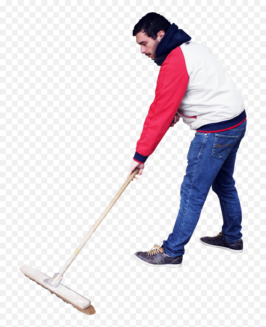 Sweeping Standing - Person Sweeping Png Clipart Full Size Person Sweeping Png,Floor Png