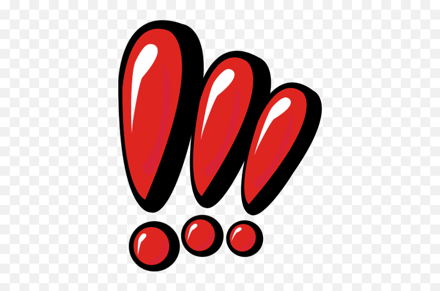 Red Exclamation Mark Png Images Collection For Free Download - Cartoon Exclamation Mark Png,X Mark Transparent Background