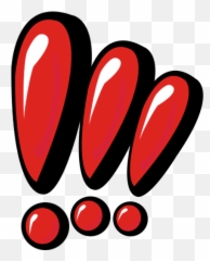 Red Exclamation Mark Png Images Collection For Free Download - Cartoon Exclamation Mark Png,X Mark Transparent Background