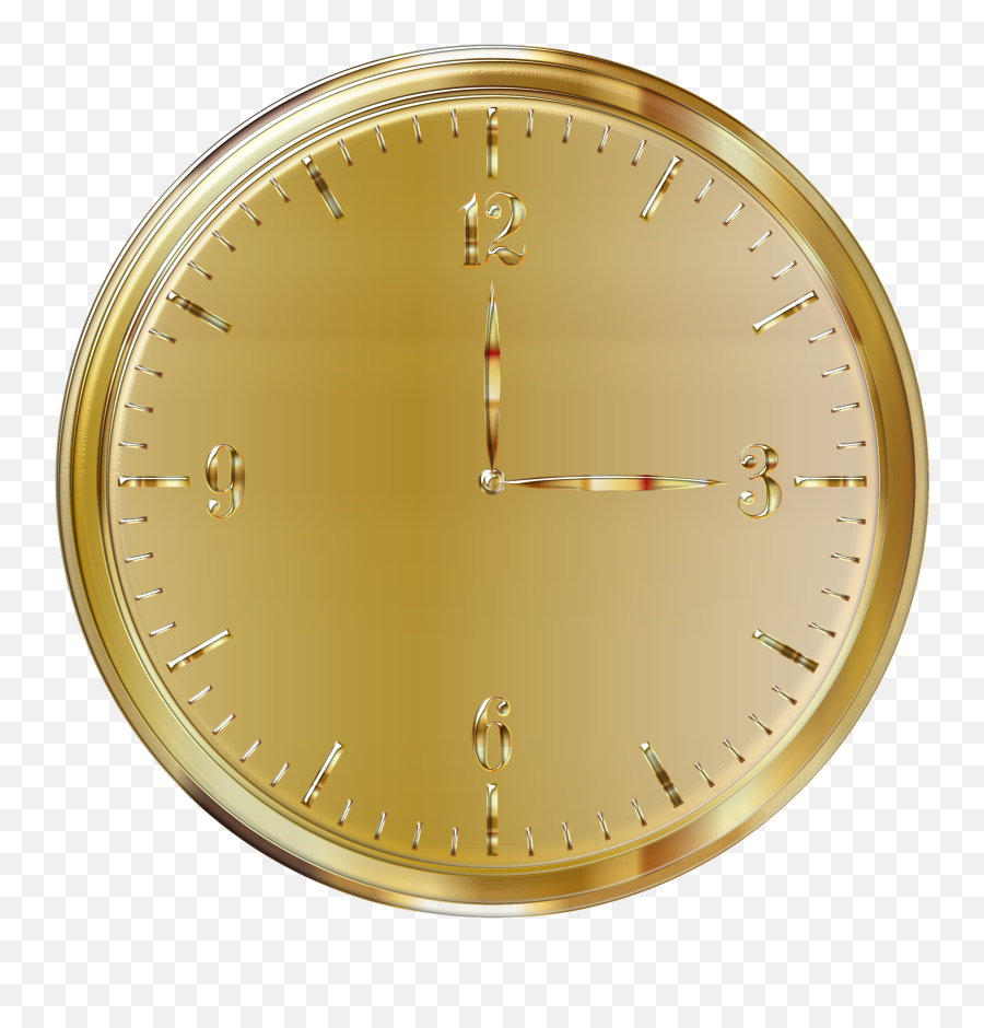 Gold Clock Png - Gold Clock Transparent Transparent Transparent Gold Clocks,Cartoon Clock Png