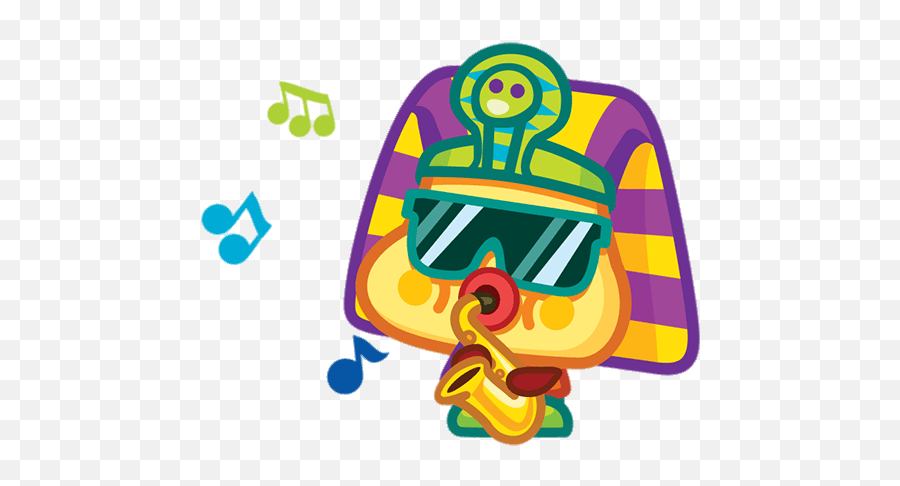King Toot The Funky Pharaoh Playing Saxophone - Portable Network Graphics Png,Saxaphone Png