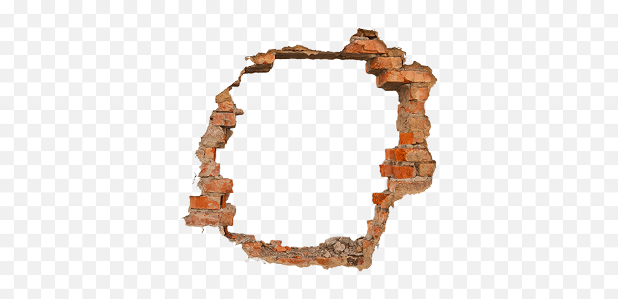 Download Brick Wall Hole Png - Hoyo En La Pared Png,Hole In Wall Png