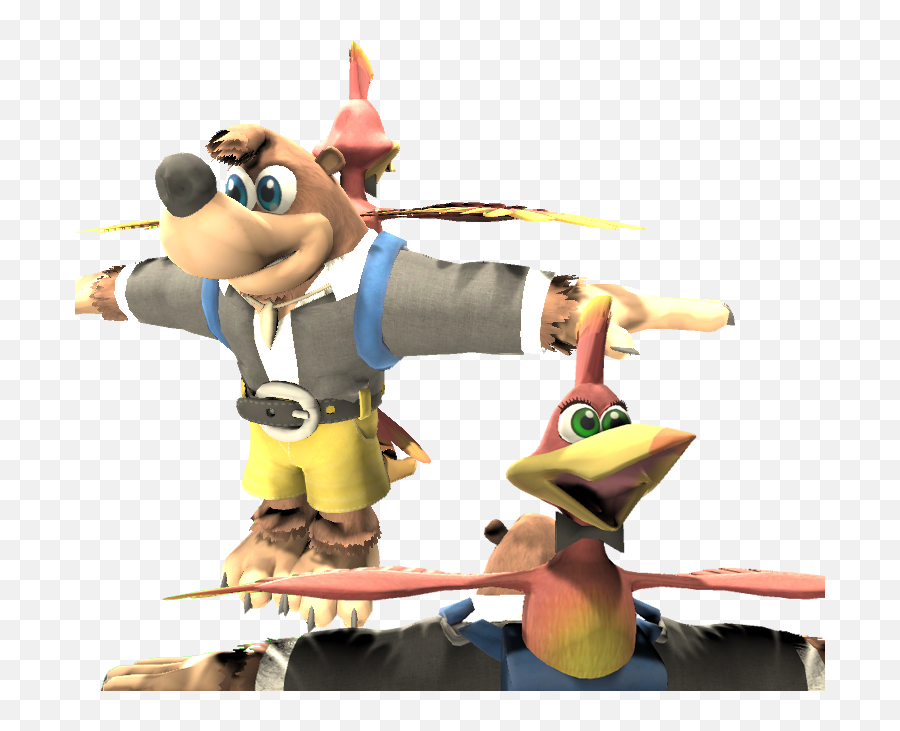 Custom Edited - Banjokazooie Customs Banjo U0026 Kazooie Banjo Kazooie Smash Model Png,Banjo Png