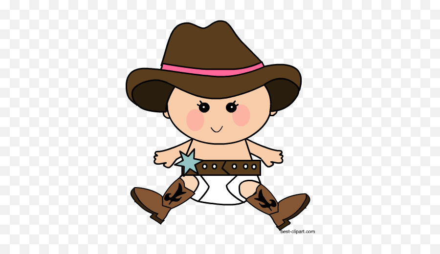 Western Cowboy Cowgirl Free Clip Art - Clip Art Png,Cowgirl Png