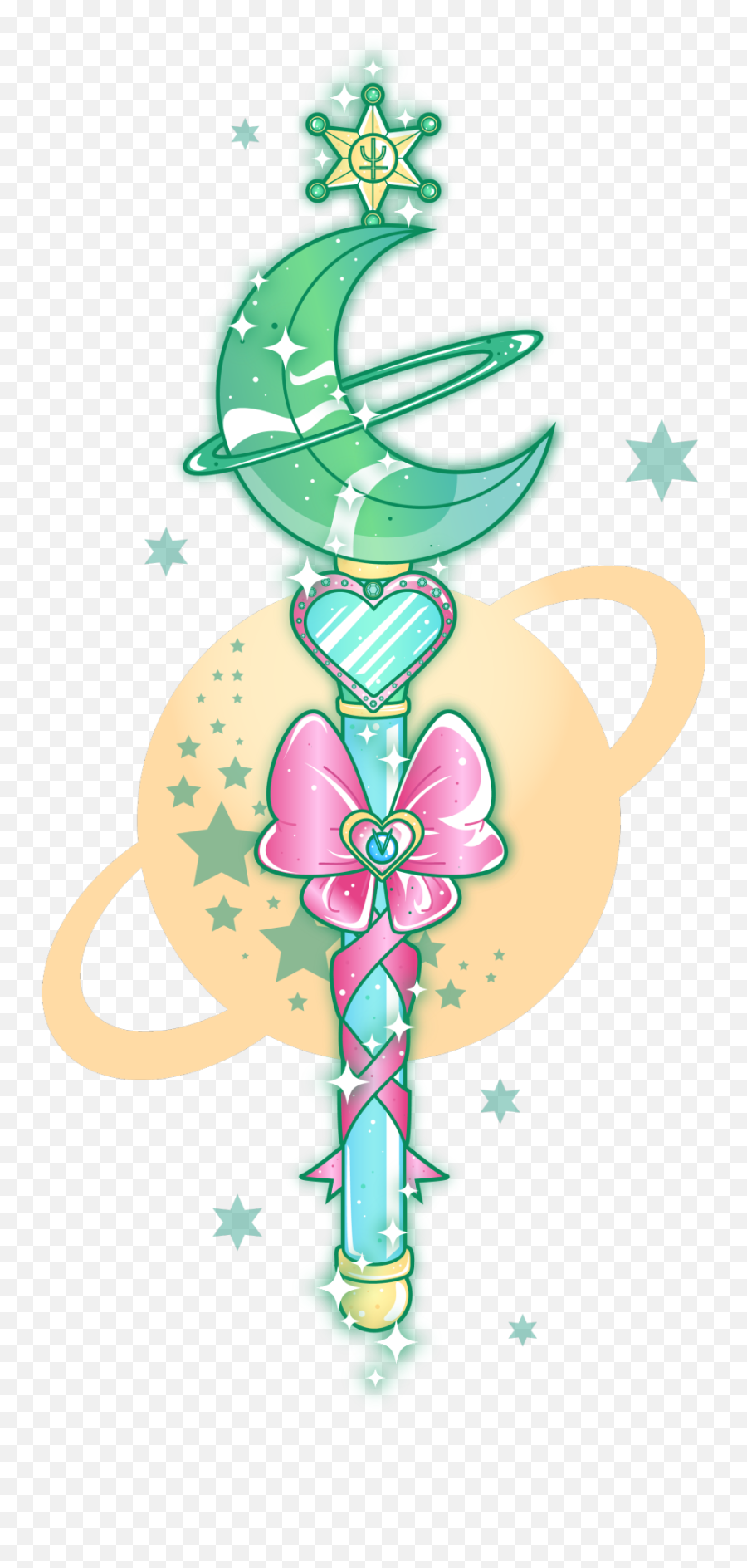 Sugarcoatedunicorns - Sailor Neptune Transformation Wand Png,Jupiter Transparent Background