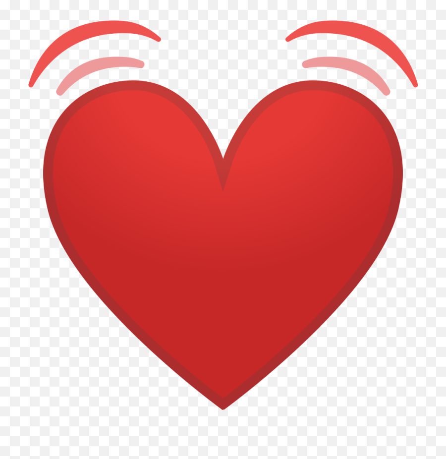 Beating Heart Icon Noto Emoji People Family U0026 Love Iconset - Red Heart Transparent Png,Yellow Heart Emoji Png