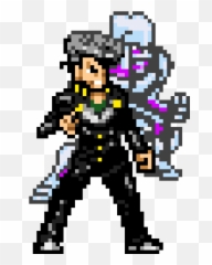 Pixilart - Jojo Bizarre Adventure Josuke Pixel Art Png,Josuke Png