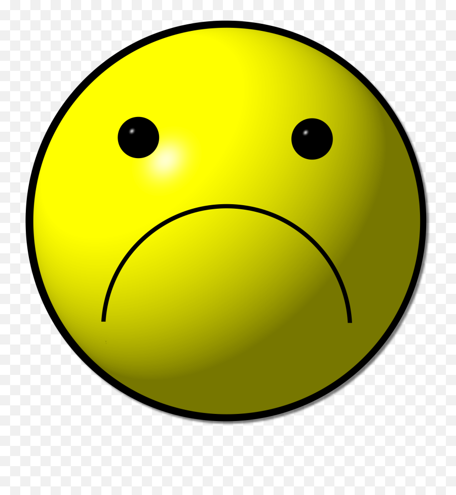 Sad Yellow Smiley - Happy Face Png,Sad Logo